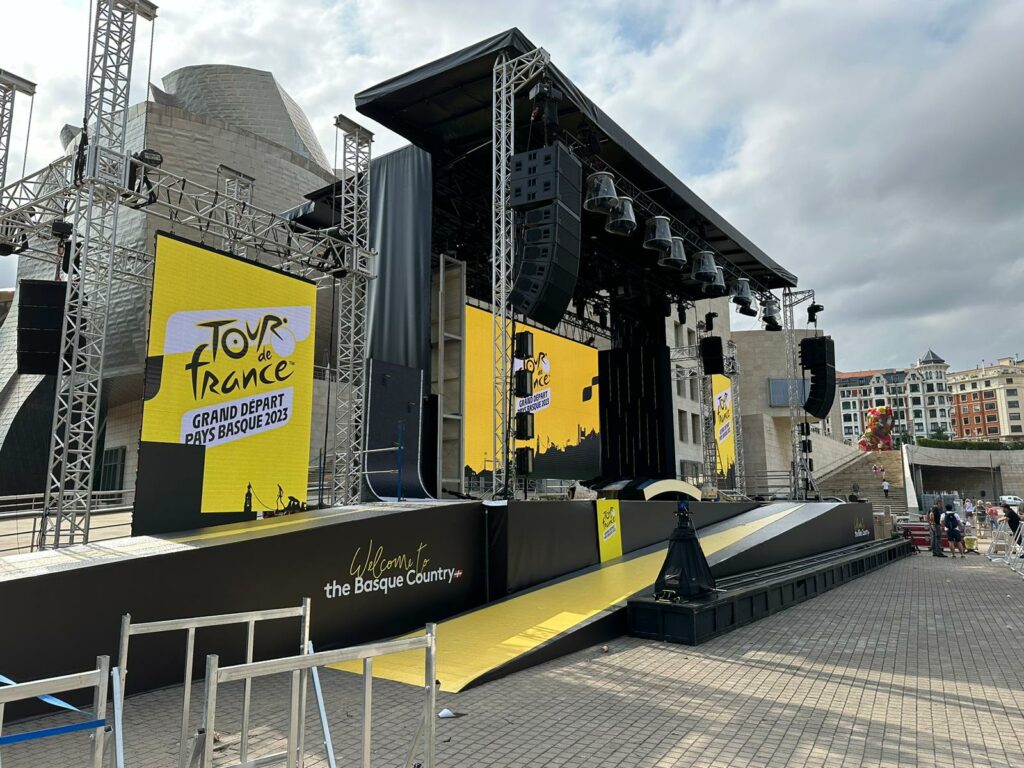 Escenario de presentación del Tour de Francia